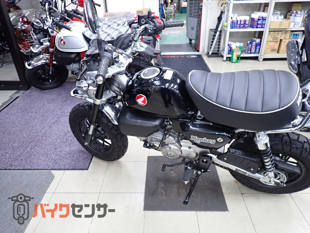 ホンダ モンキー125 黒 OPMIDメーター ヨシムラマフラー