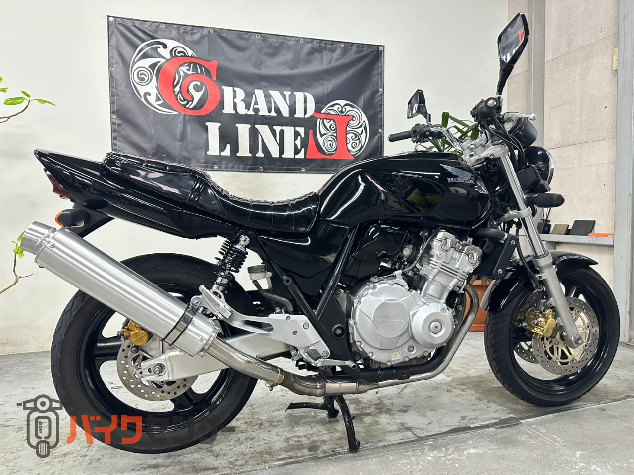 ホンダ CB400 SUPER FOUR VTEC REVO NC54 社外マフラー エナメルシート