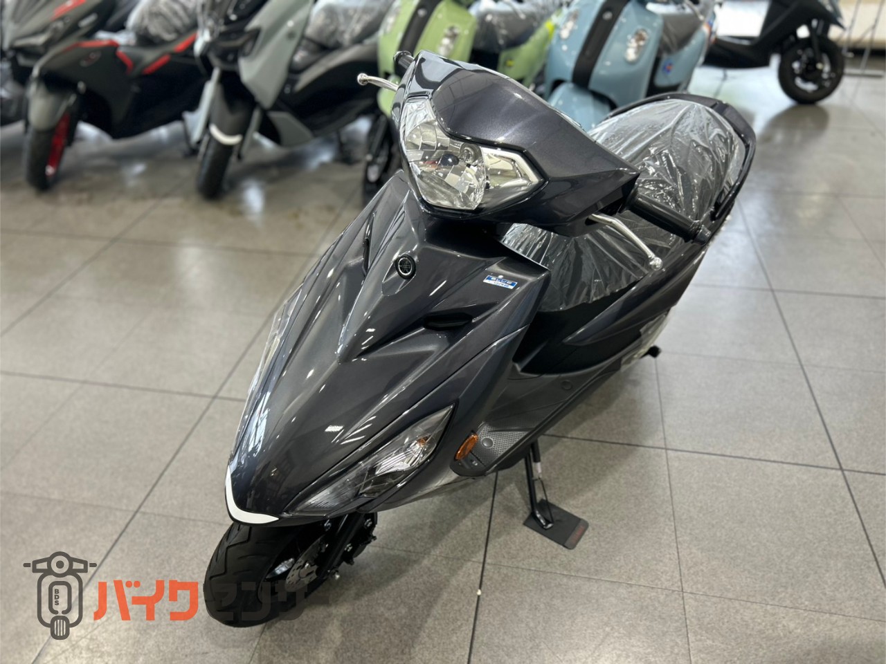 ヤマハ AXIS Z 2026年モデル ダークブルーイッシュグレーメタリック8