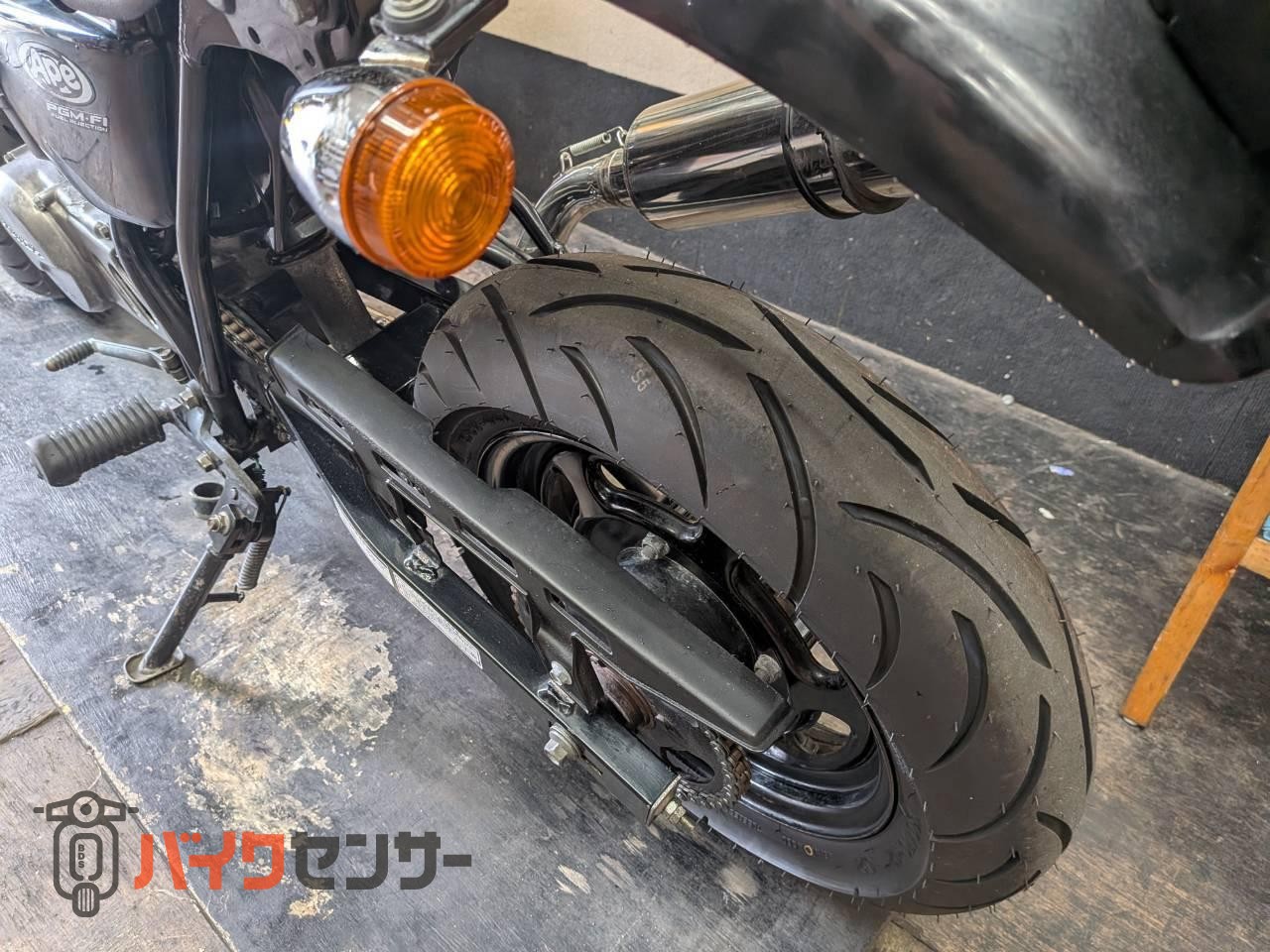 ホンダ エイプ50 タイヤ前後新品 社外マフラー 4サイクル