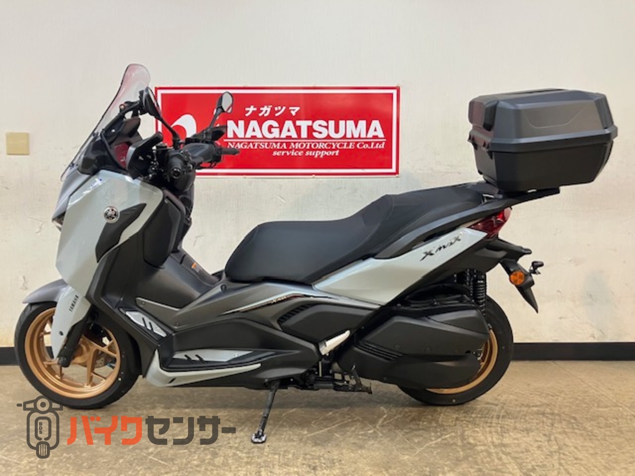 杉山　梱包なし ヤマハ X-MAX250 2025年モデル ワンオーナー車 電動スクリーン装備