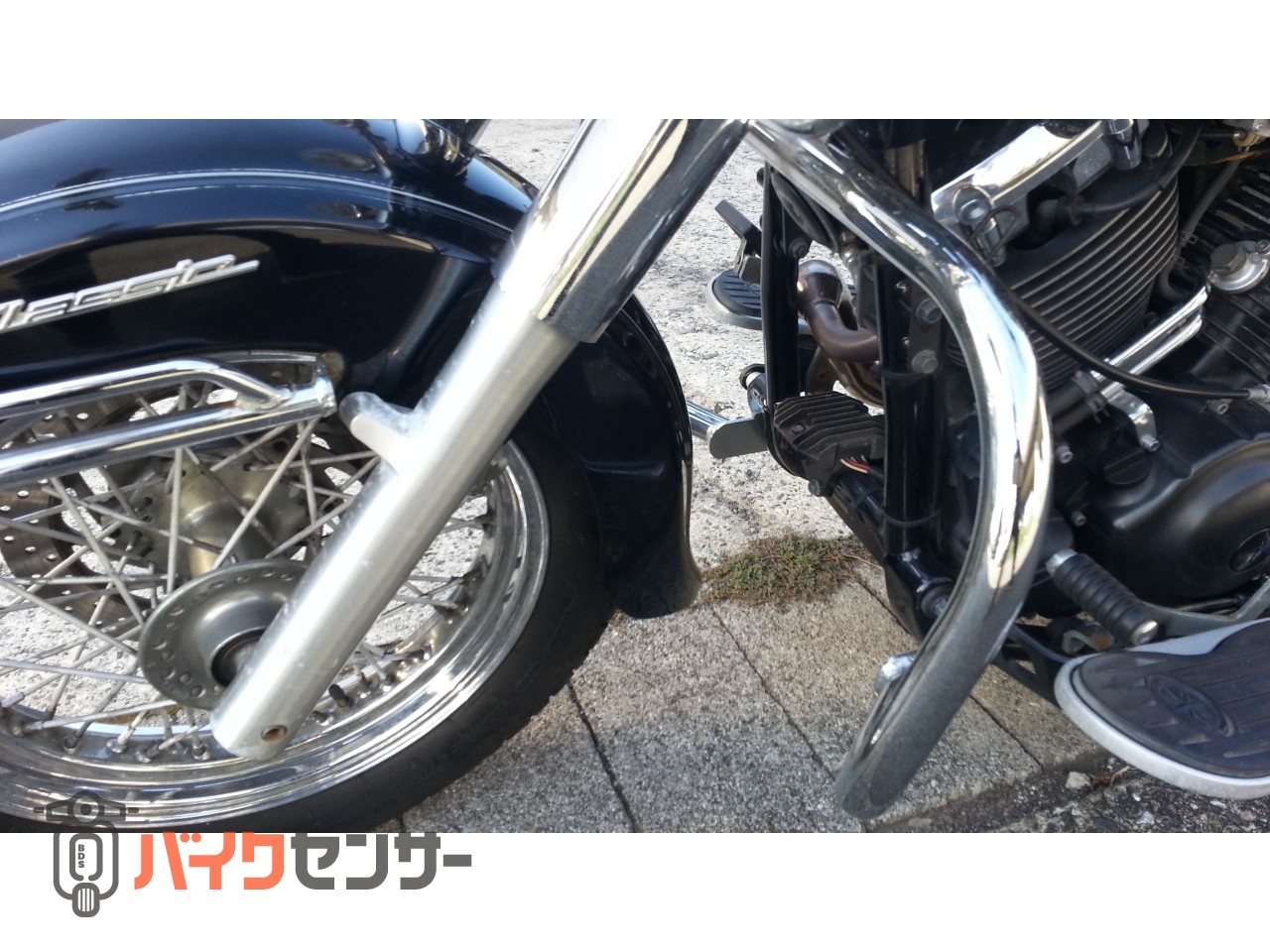 ヤマハ ドラッグスター400クラシック マフラー・バックレスト
