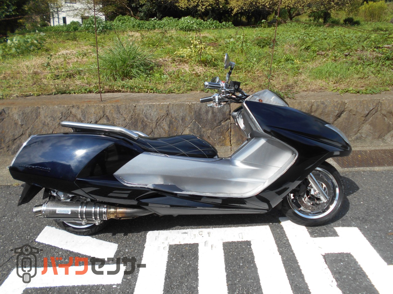 ヤマハ マグザム 250 SG17J 後期仕様 ウイルズウインマフラー フラット