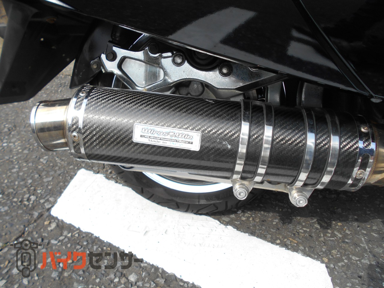 ★ヤマハ マグザム 250 社外マフラー ヤマハ マグザム 250 SG17J 後期仕様 ウイルズウインマフラー フラット