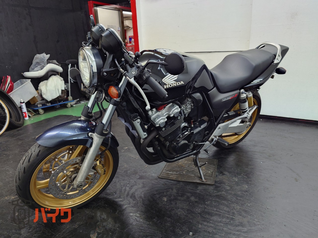 ホンダ CB400 SUPER FOUR VTEC SPEC3 セパハン ブラックショート管