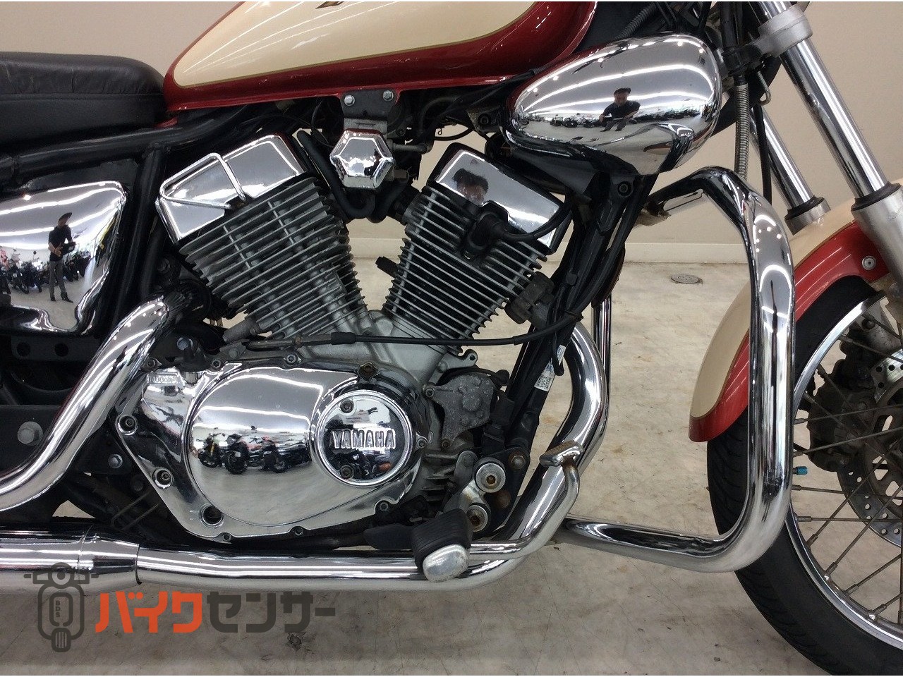 ヤマハ XV250ビラーゴ 1994年モデル・3DM型・社外ミラー
