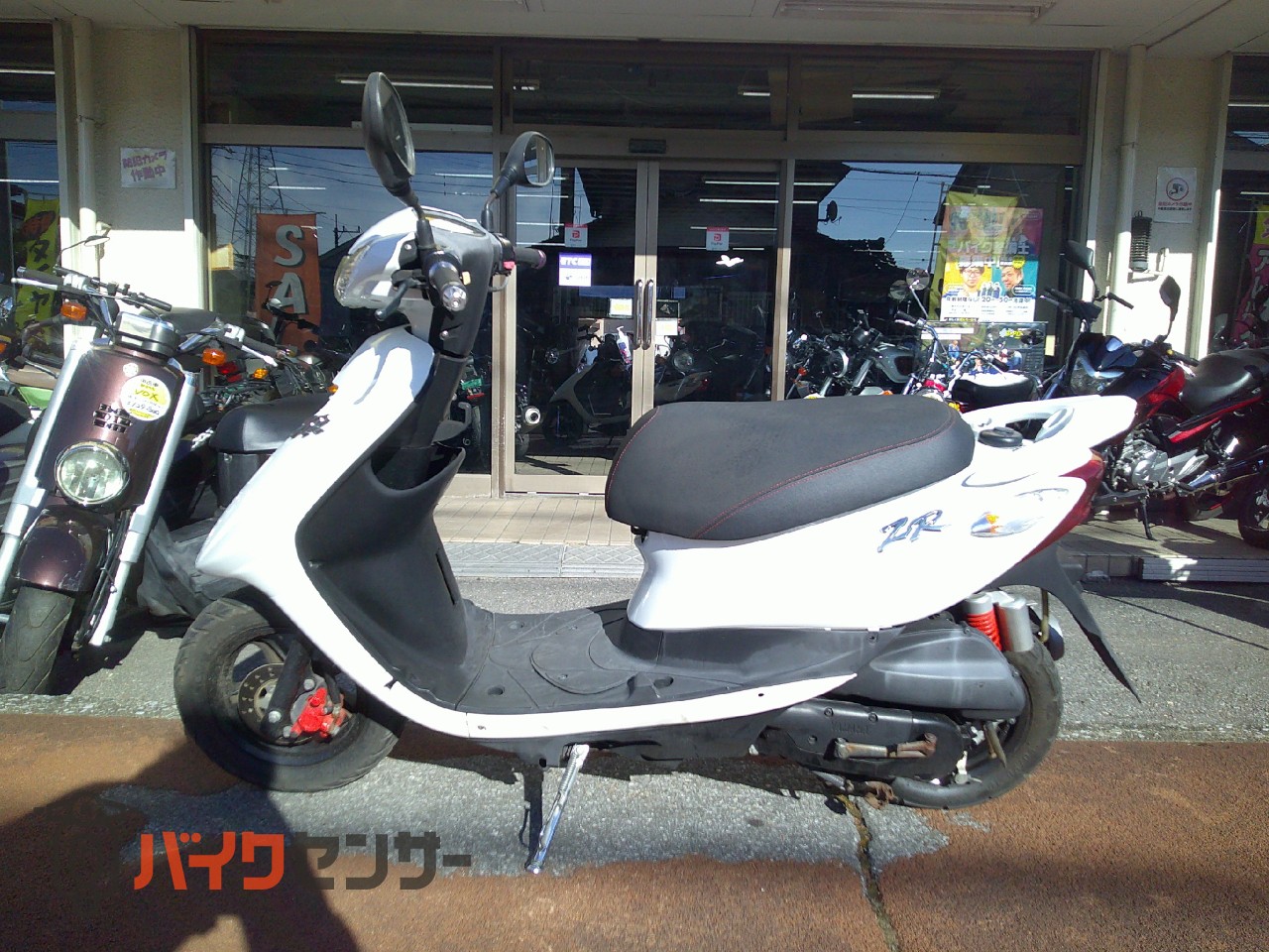ヤマハ JOG ZR エボリューション 水冷4サイクル FI リヤスポイラー