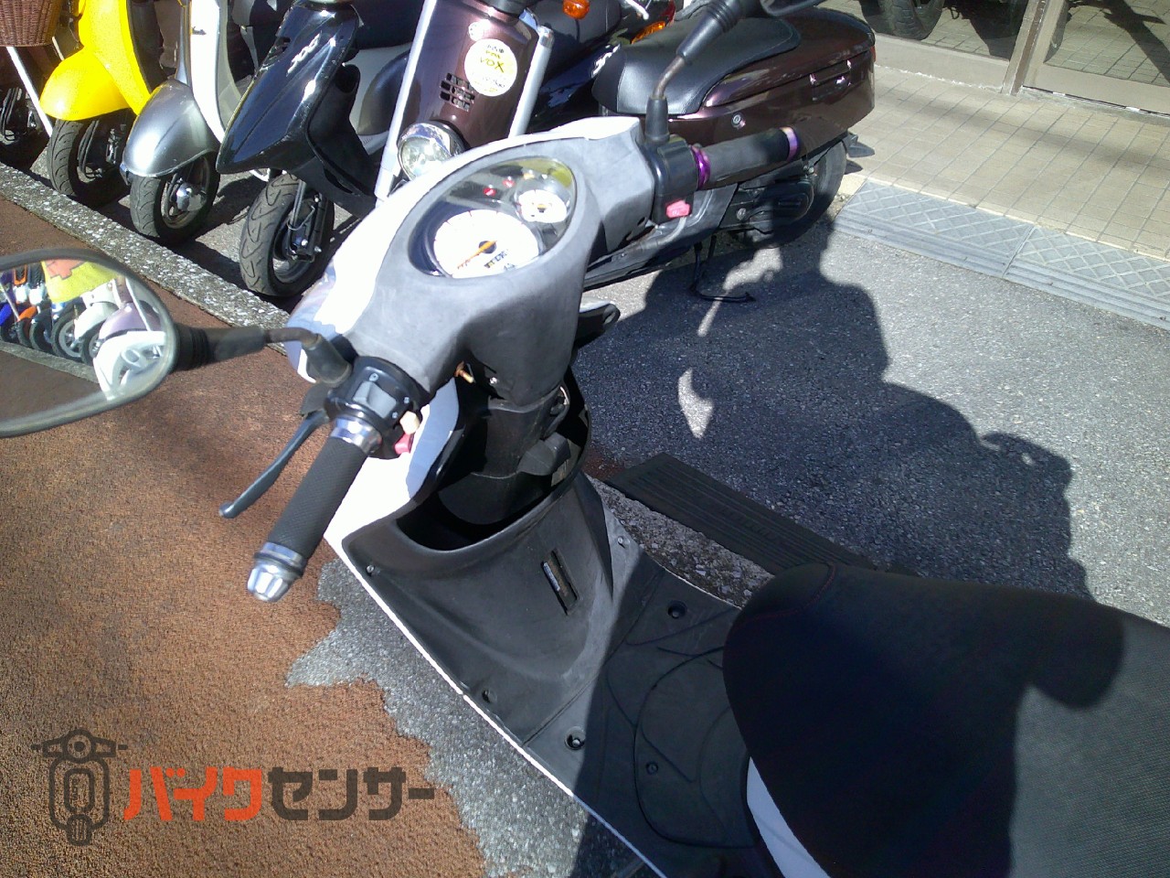 ヤマハ JOG ZR エボリューション 水冷4サイクル FI リヤスポイラー