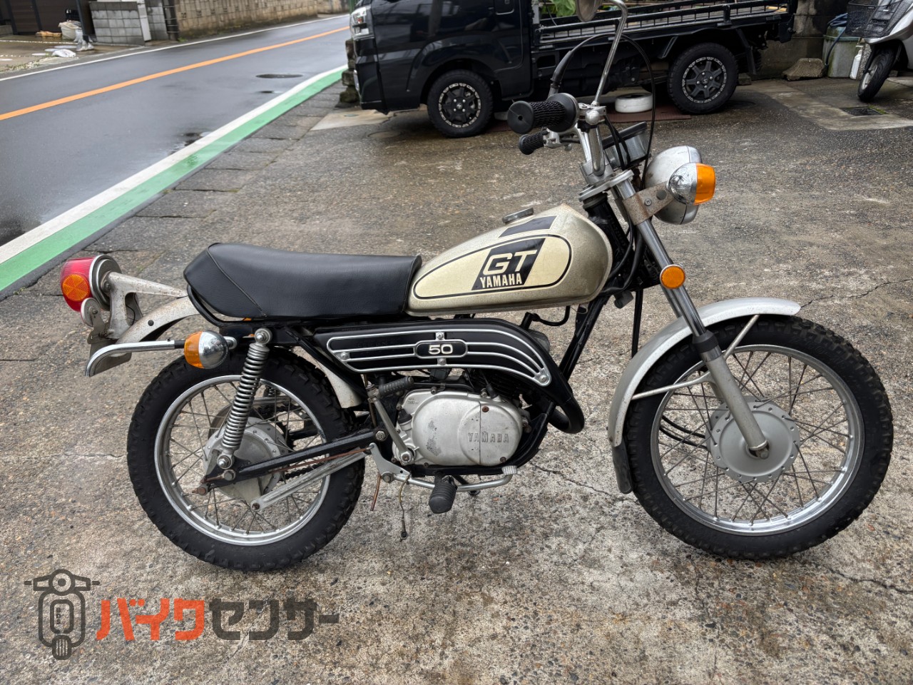 YAMAHA純正バイクタンク 「GT50 ミニトレ」1970年代 ヤマハ GT50 1970年代のミニトレです。 B707326| BDSバイクセンサー