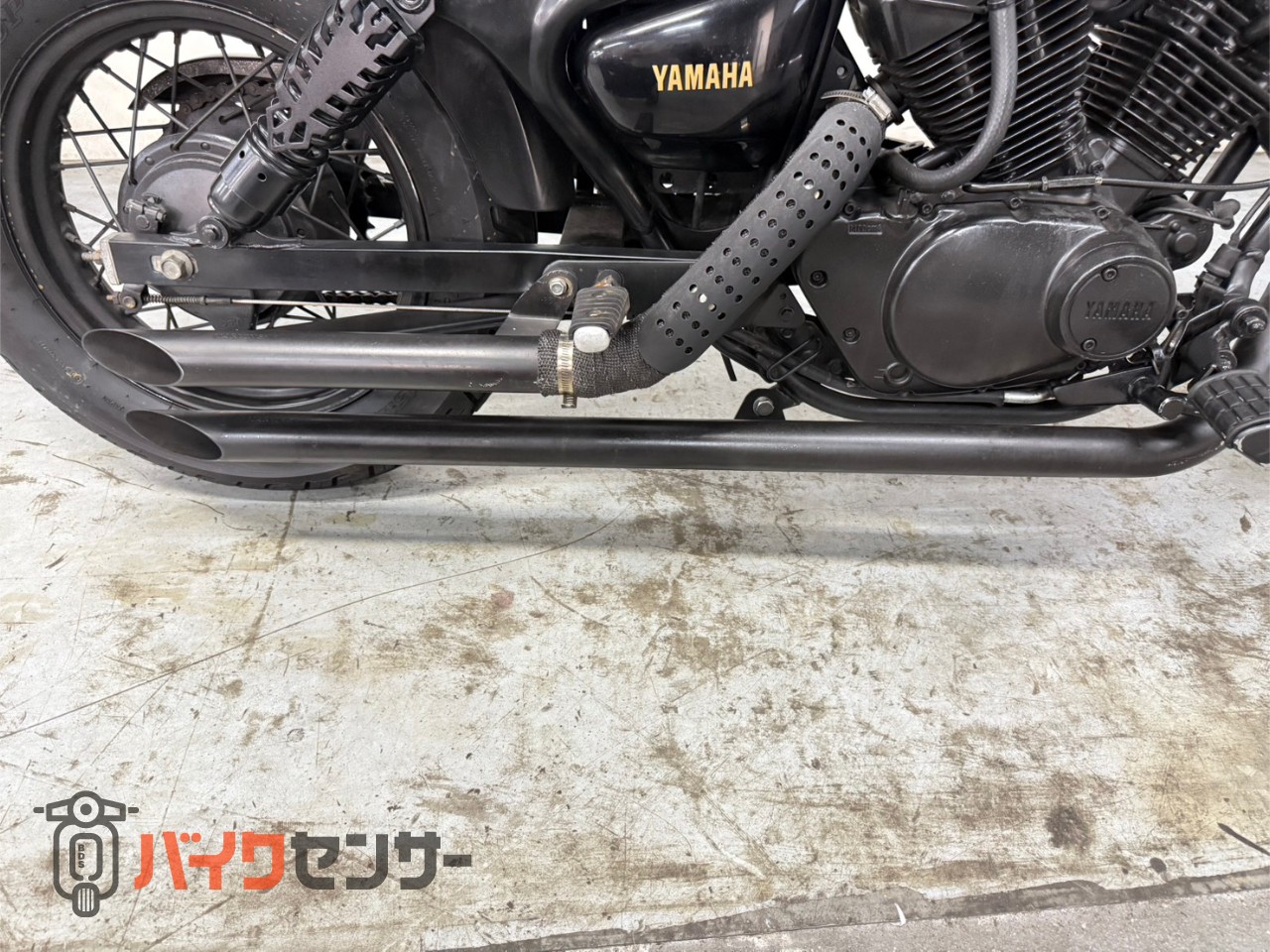 ヤマハ ビラーゴ250 スラッシュマフラー ロボハン ソロシー