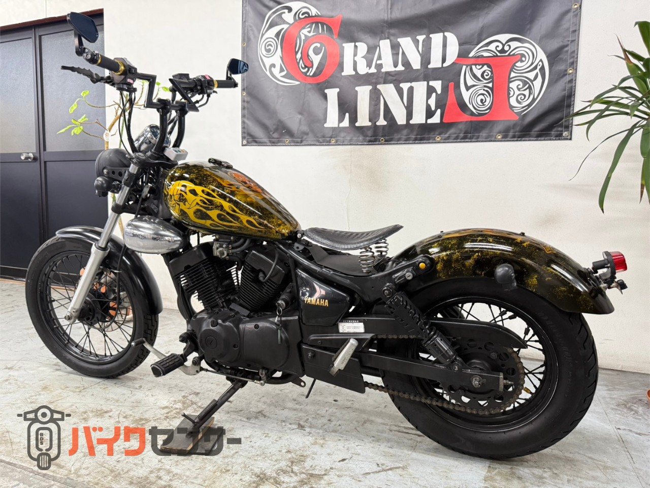 ヤマハ ビラーゴ250 スラッシュマフラー ロボハン ソロシー