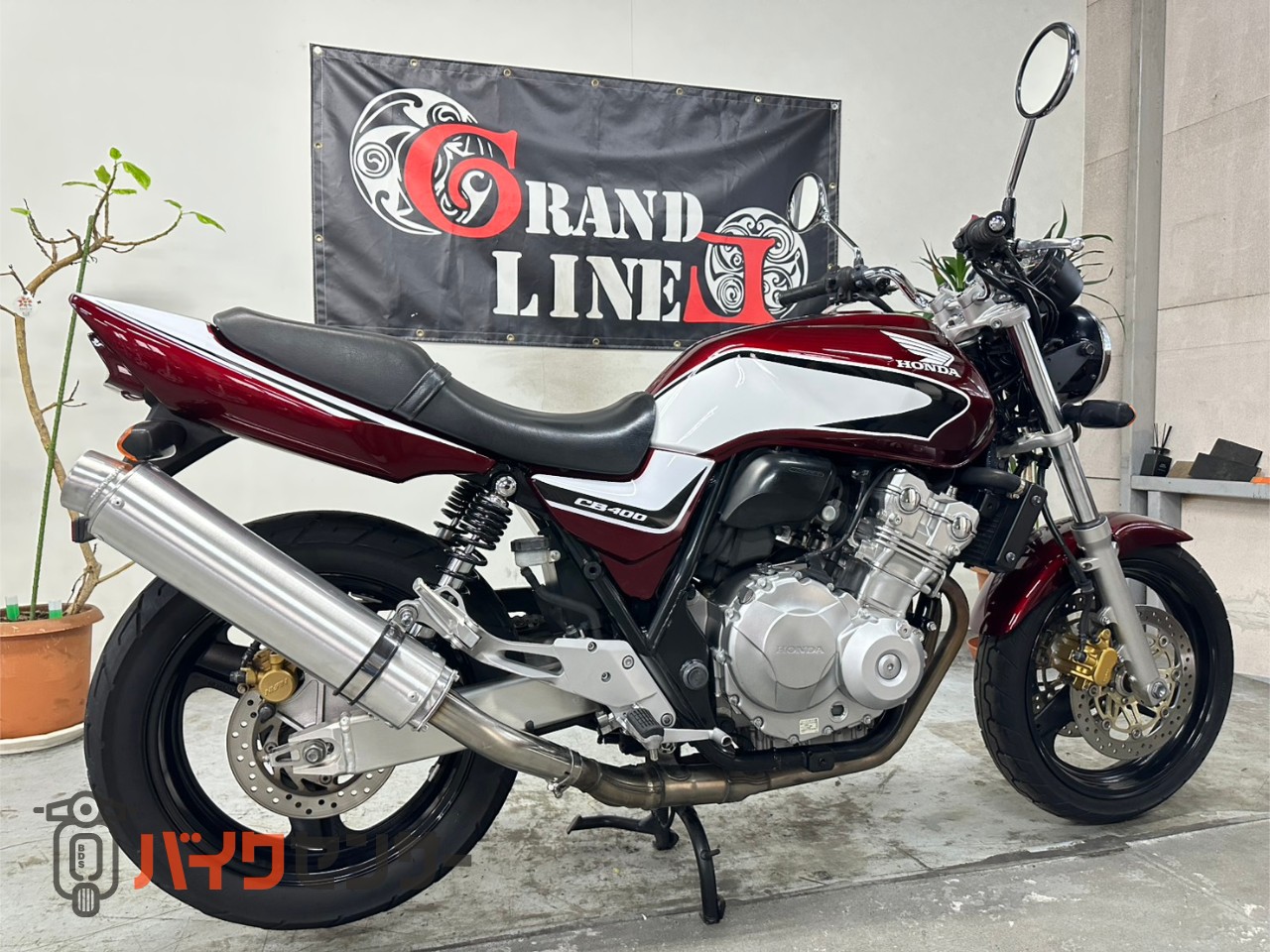 ホンダ CB400 SUPER FOUR VTEC REVO NC54型 社外ステンレスマフラー
