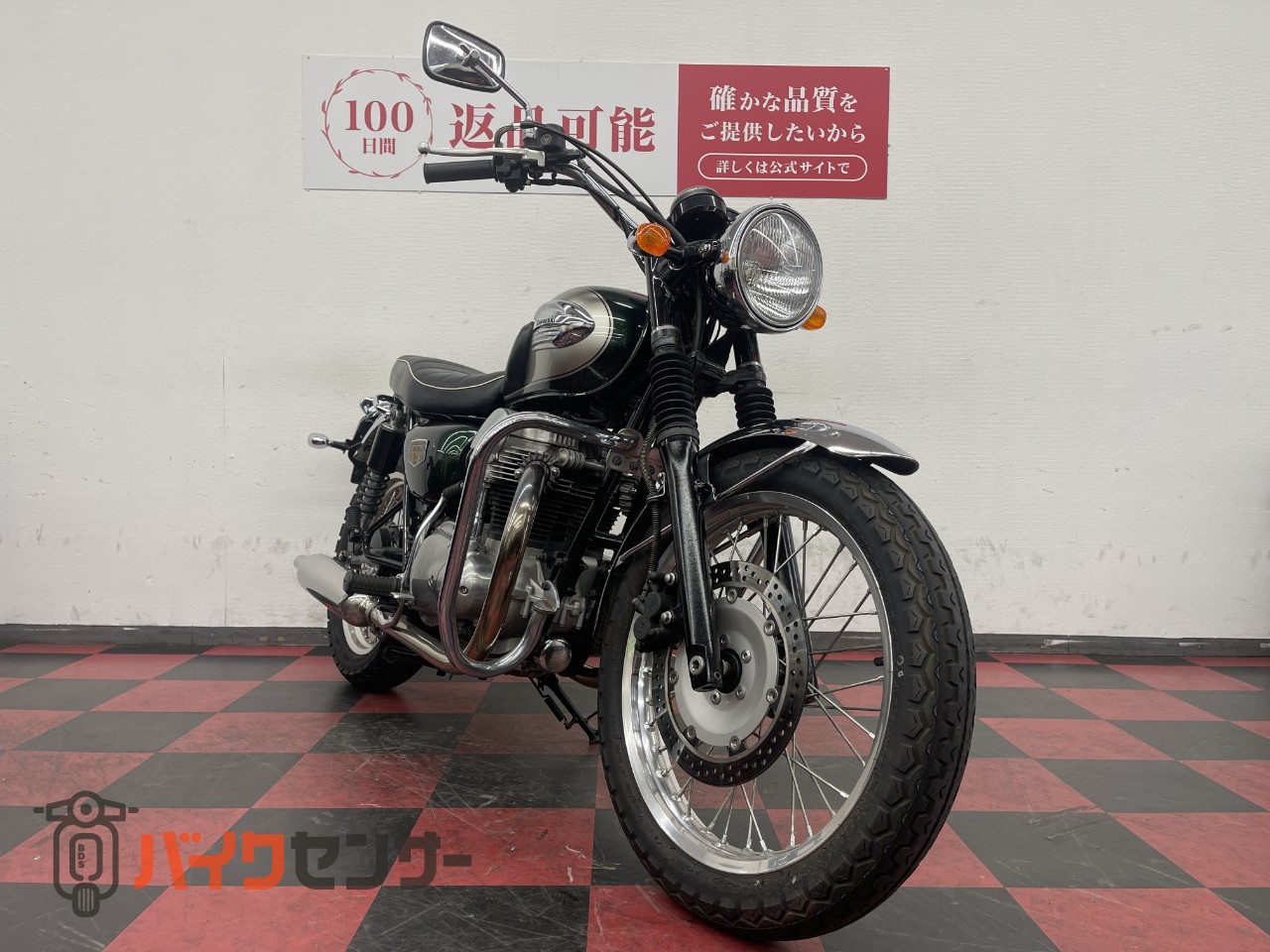 W650 フルエキ カワサキ W650 2008年モデル BEET製フルエキマフラー B708797| BDS