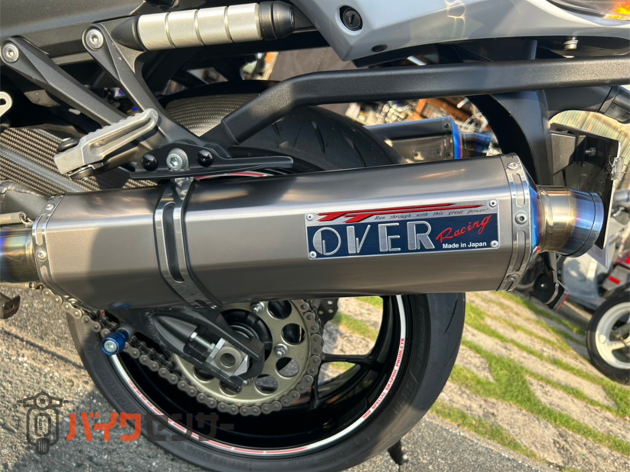 カワサキ Ninja ZX-14R OVER Racing マフラー GIVI モノキーベース