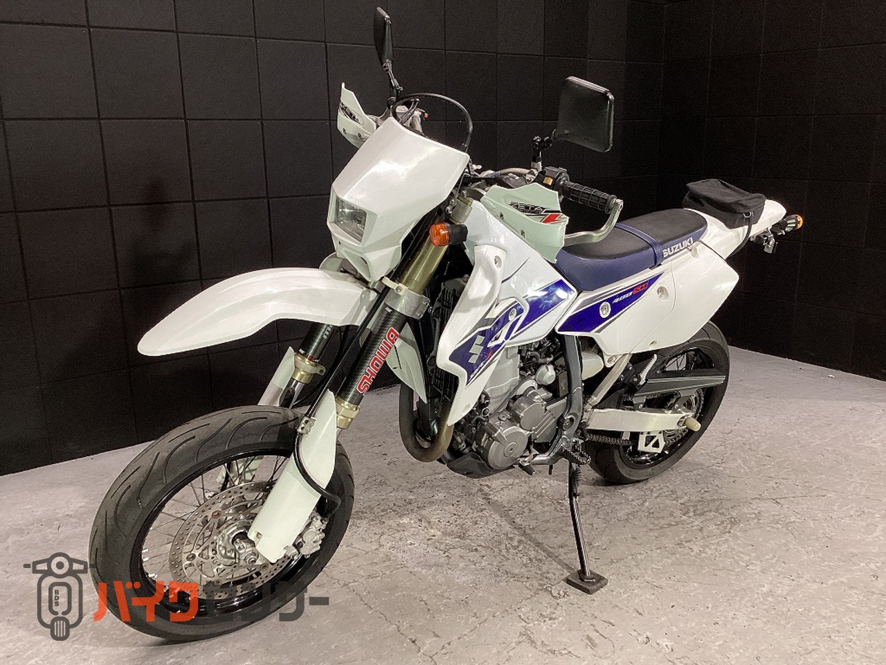 スズキ DR-Z400SM 乗出し整備済・車検残(R9年8月迄)・ETC装備・セミ