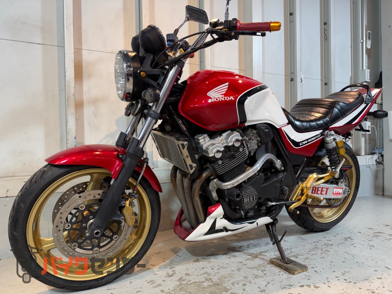 ホンダ CB400 SUPER FOUR VTEC SPEC3 社外マフラー タックロールシート