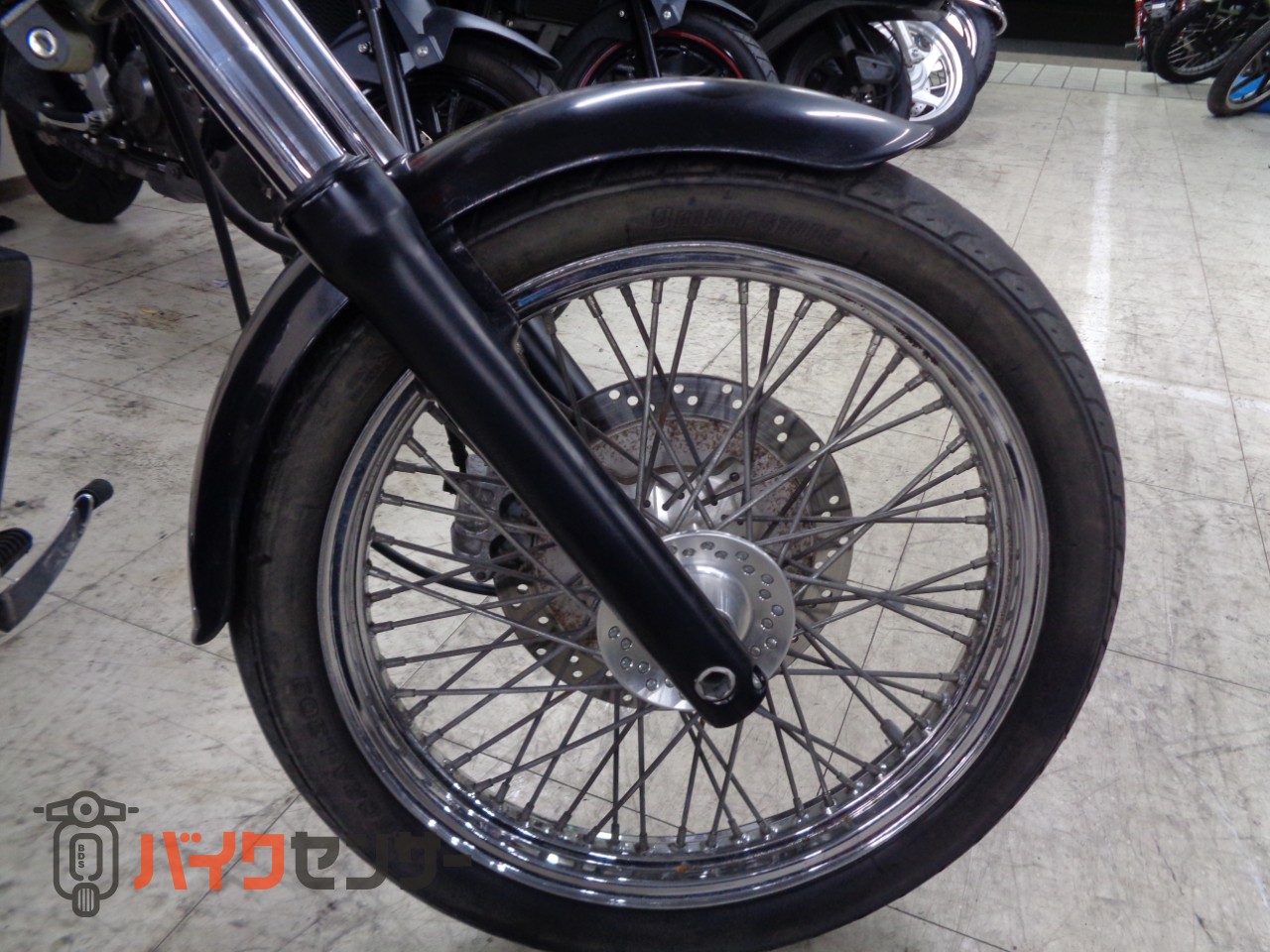ホンダ スティード400VSE アルミディッシュホイール チューブレス