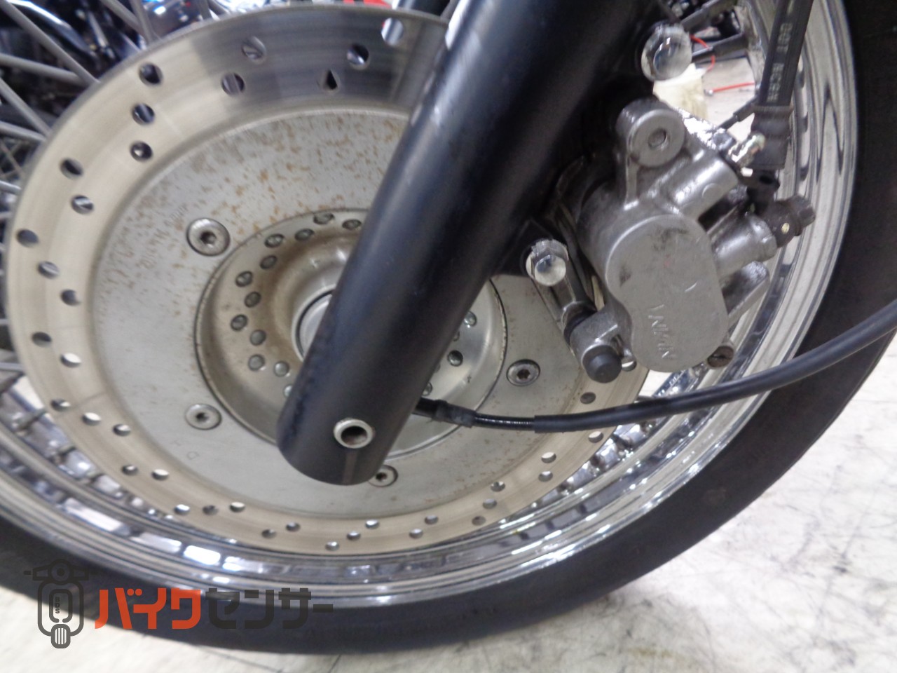 ホンダ スティード400VSE アルミディッシュホイール チューブレス