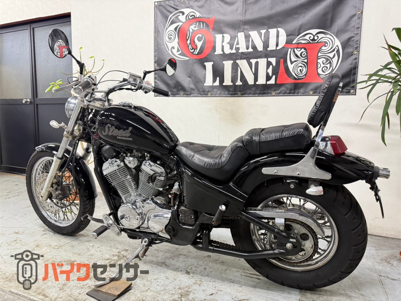 ホンダ スティード400 スモールウインカー クッション付きタンデム