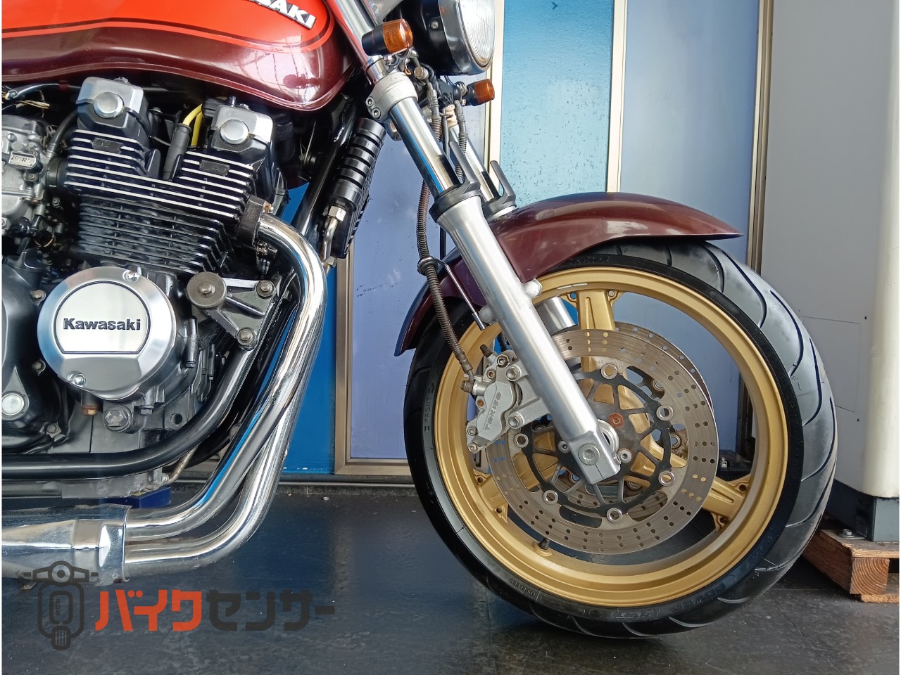 カワサキ ZEPHYR χ 19592 ゴールドホイール フェンダーレス タンデム