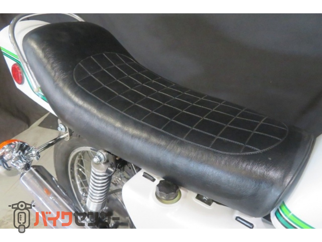 カワサキ 350SS(S2)白虹カラー 純正3本出しマフラー B710217| BDS