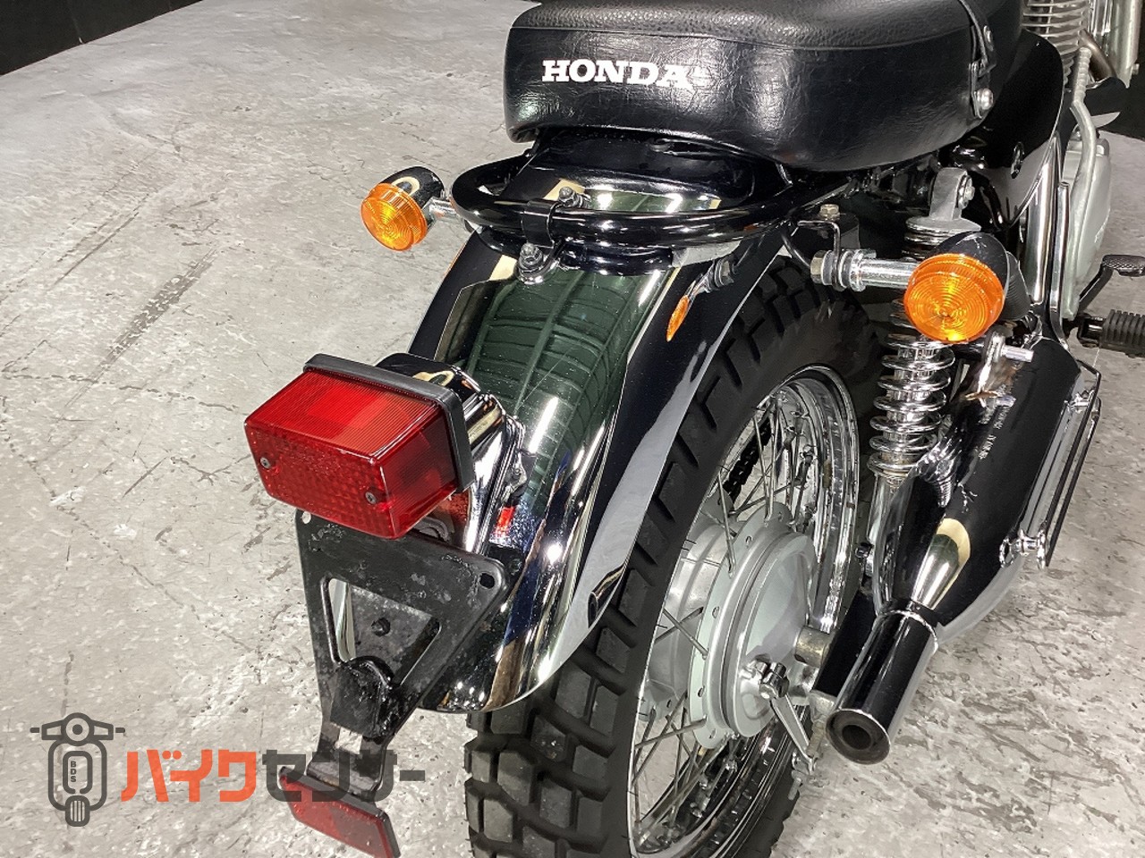 ホンダ CL400 乗出し整備済・ノーマル・純正左右出マフラー・単気筒