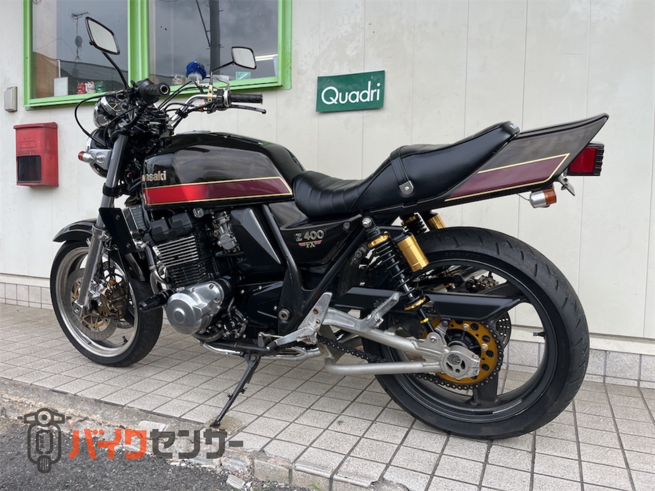 カワサキ ZRX400 ウオタニ 社外マフラー BEETバックステップ アルミ