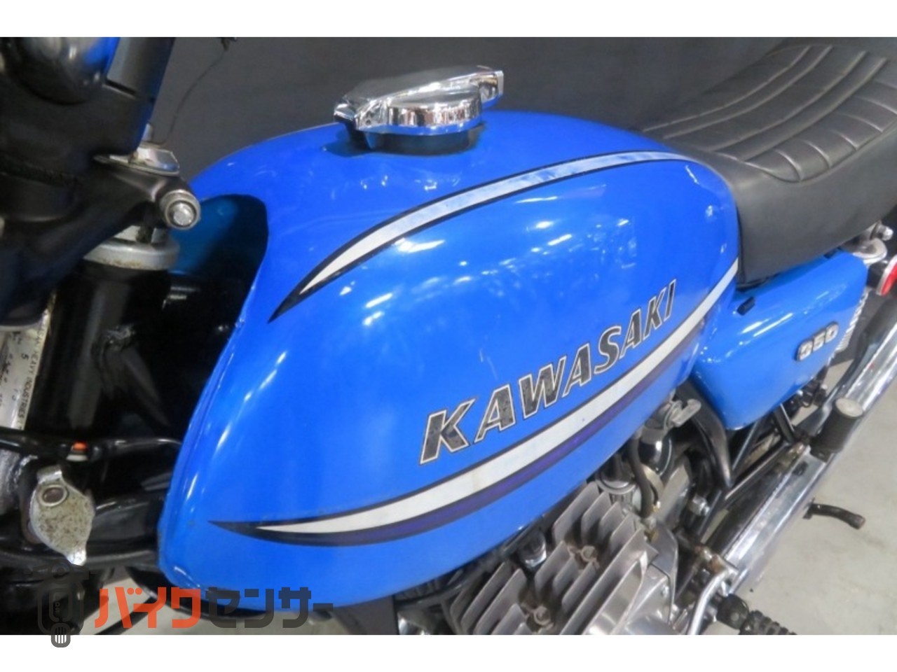 カワサキ 350SS中期 フルノーマル車 '73CANDY BLUE B712622| BDSバイク