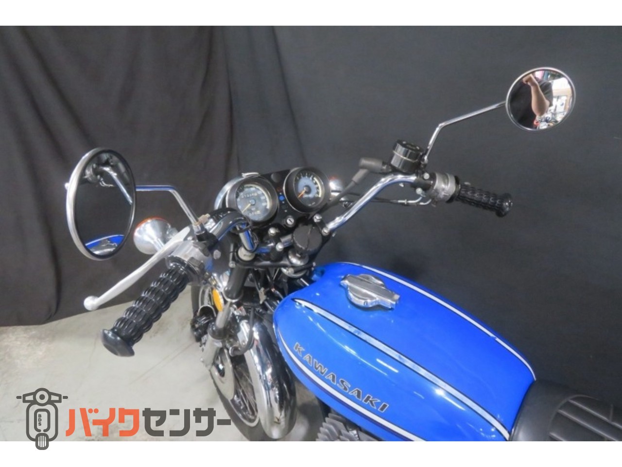 カワサキ 350SS中期 フルノーマル車 '73CANDY BLUE B712622| BDSバイク