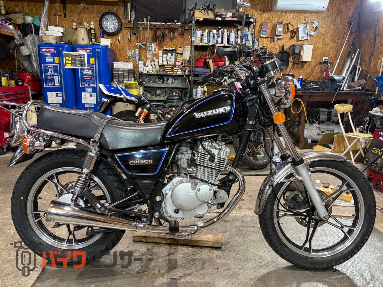 スズキ 【動画有り】GN125H・前後タイヤ新品 B712644| BDSバイクセンサー