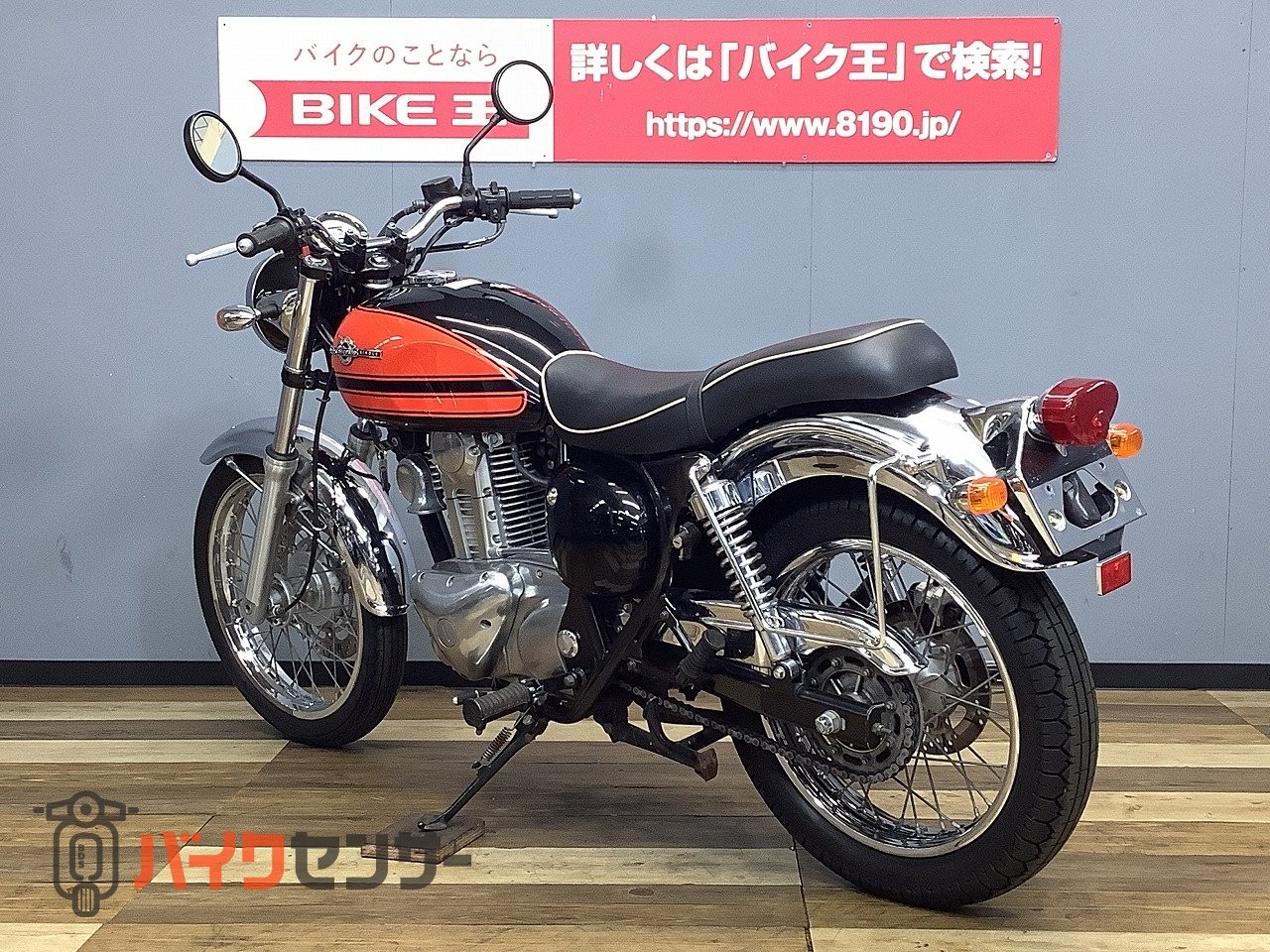 カワサキ エストレヤRS BJ250A-C9 Z2ミラー・バッグサポート付き装備