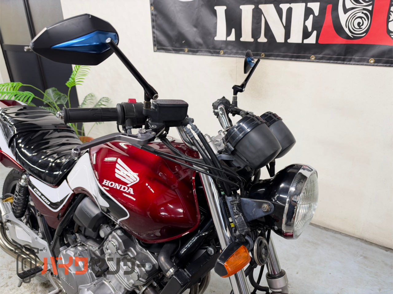 ホンダ CB400 SUPER FOUR VTEC REVO 社外マフラー エナメルシート 社外