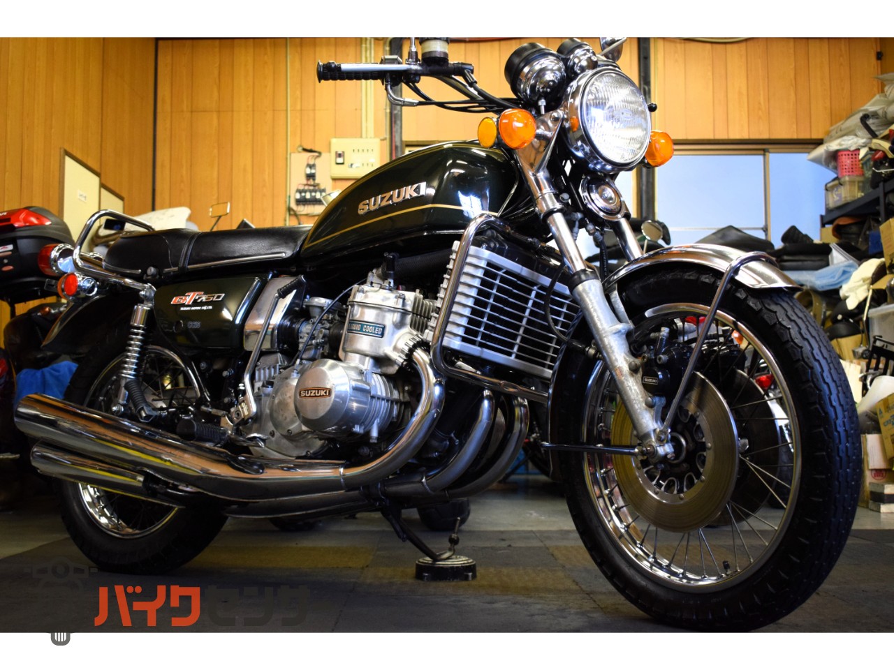 スズキ GT750 B5 希少絶版車 初年度登録昭和51年 国内物 希少フル