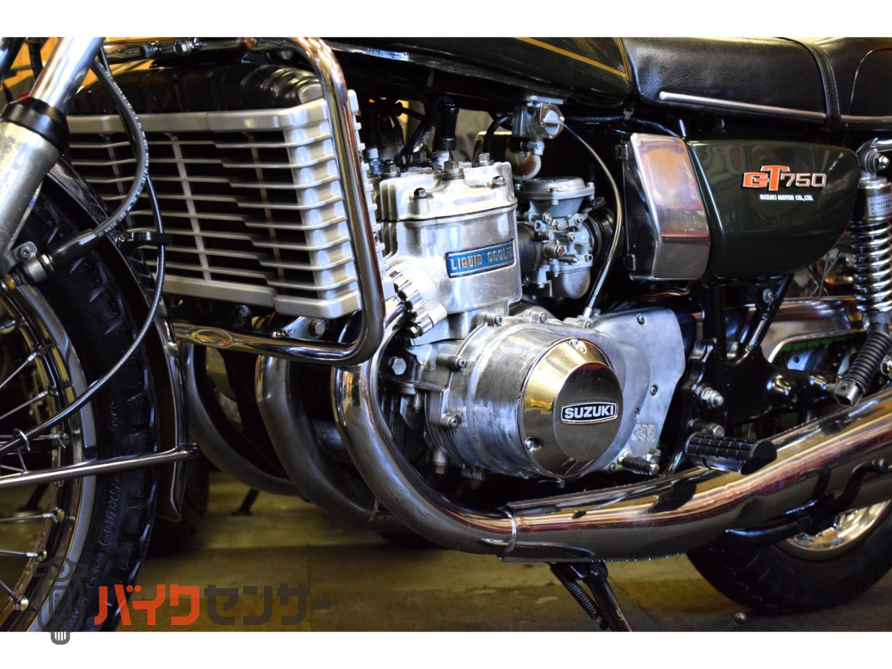 スズキ GT750 B5 希少絶版車 初年度登録昭和51年 国内物 希少フル