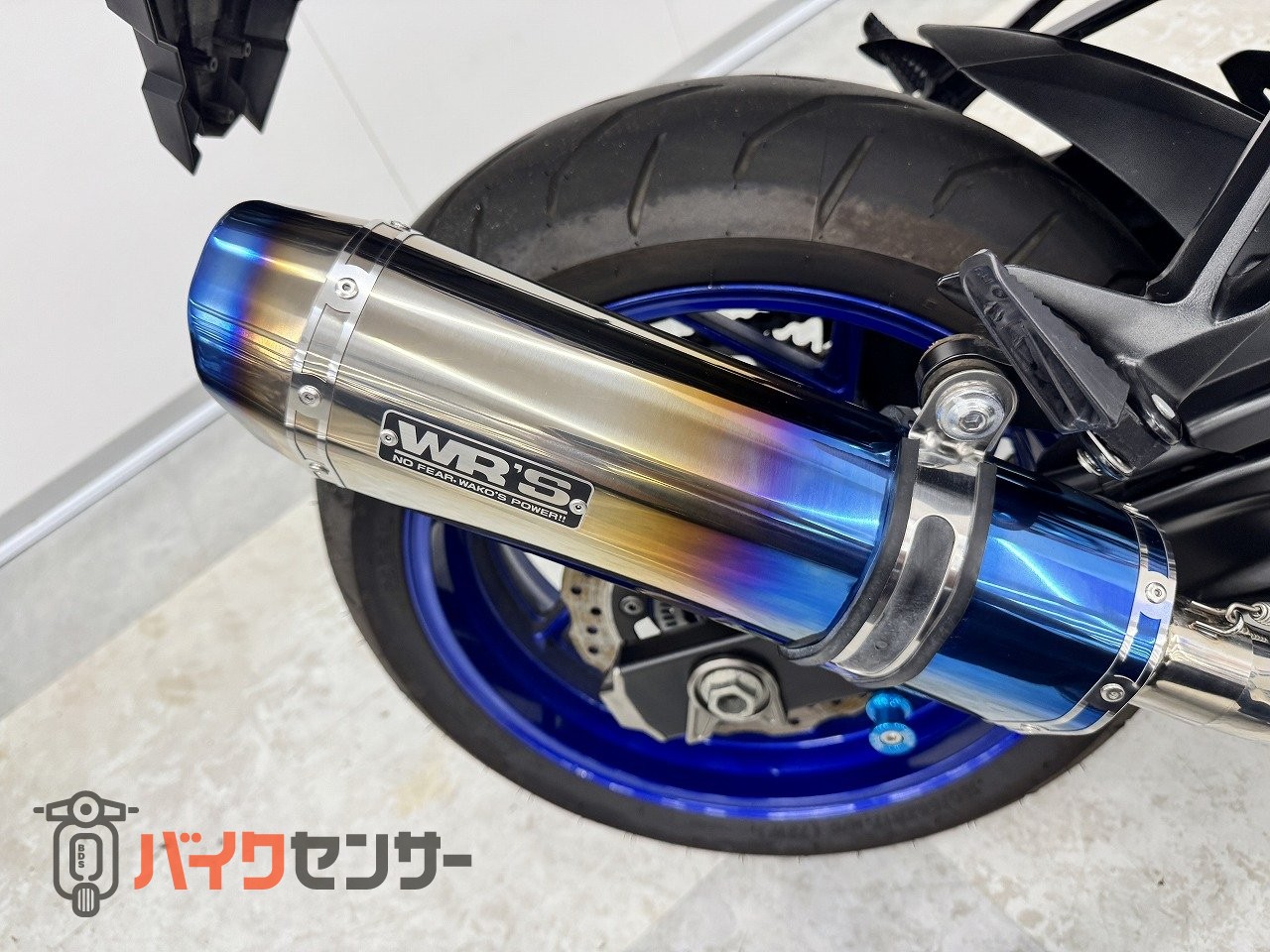 WRS GSX-S750ステンレススチール マフラー スズキ GSX-S750 ABS 2021年モデル・WR'Sマフラー・ナックルガード他