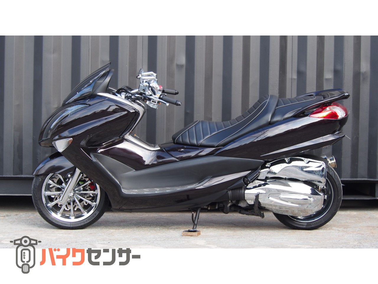 ヤマハ マジェスティ250 4D9 メッキインチアップホイール カスタム