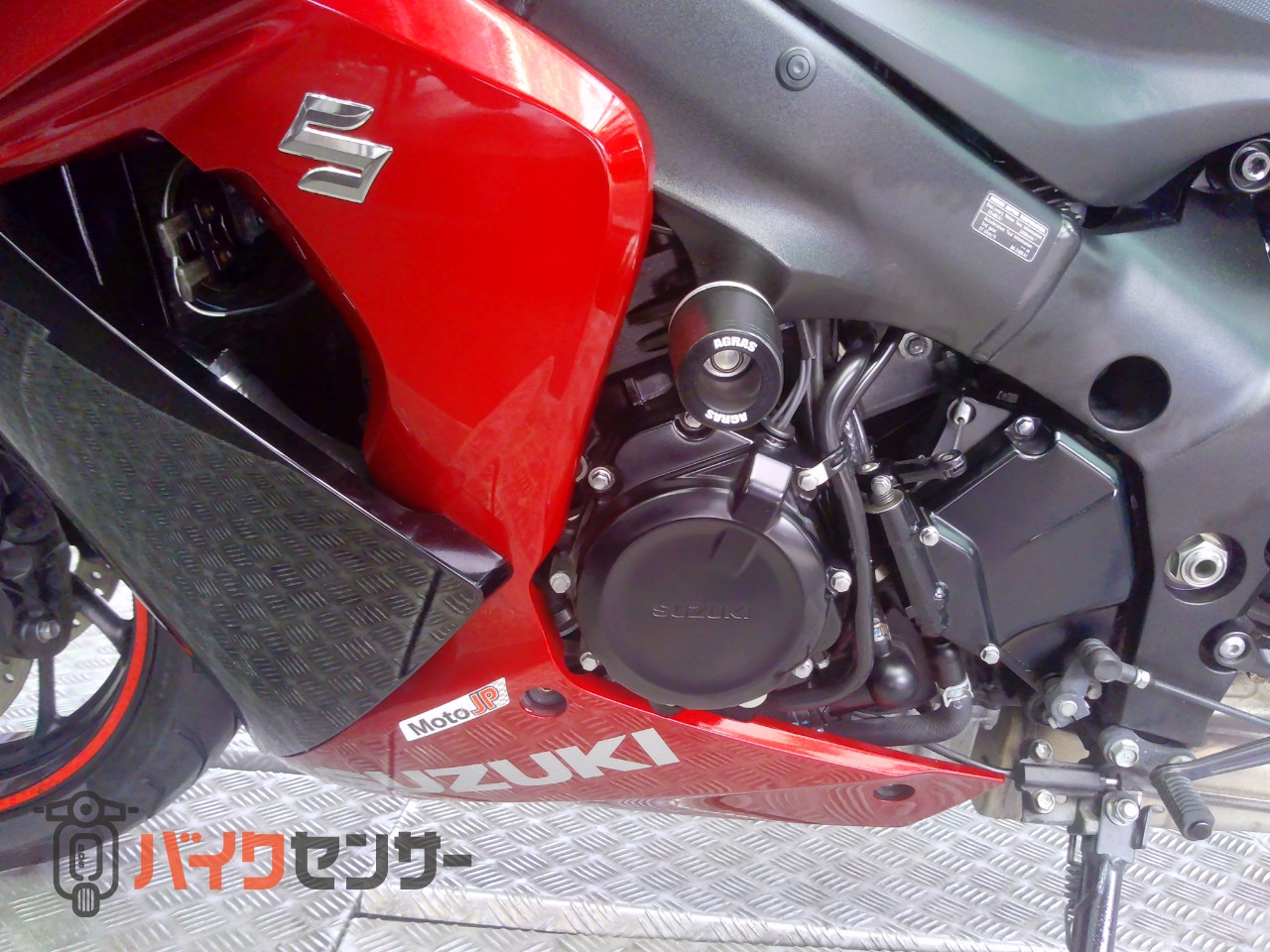 スズキ GSX-S1000F BEAMS EVOチタンマフラー MRAスクリーン