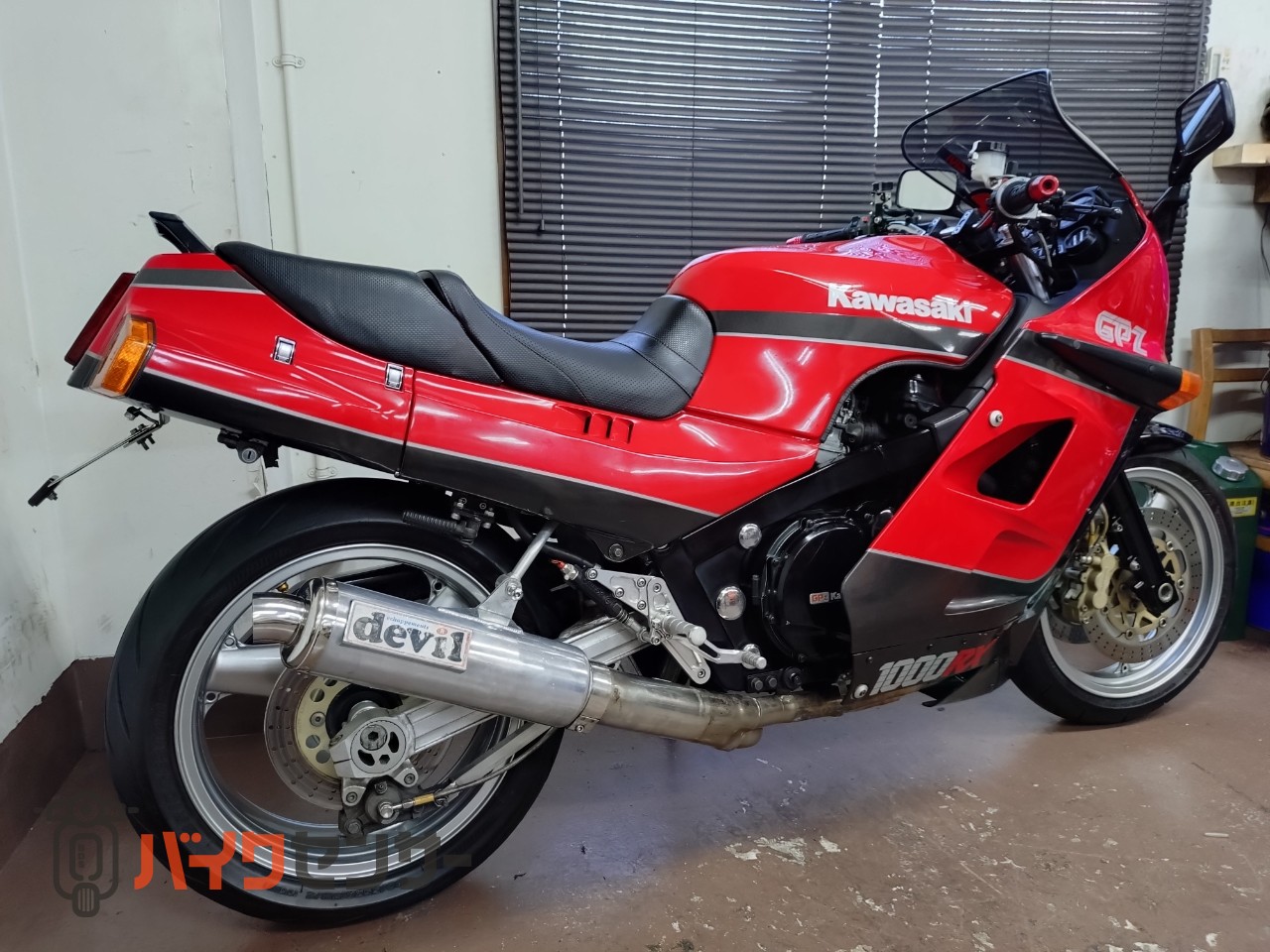 カワサキ GPZ1000RX 足周り前後17インチ化 ウオタニSPⅡ Devil4-2-1