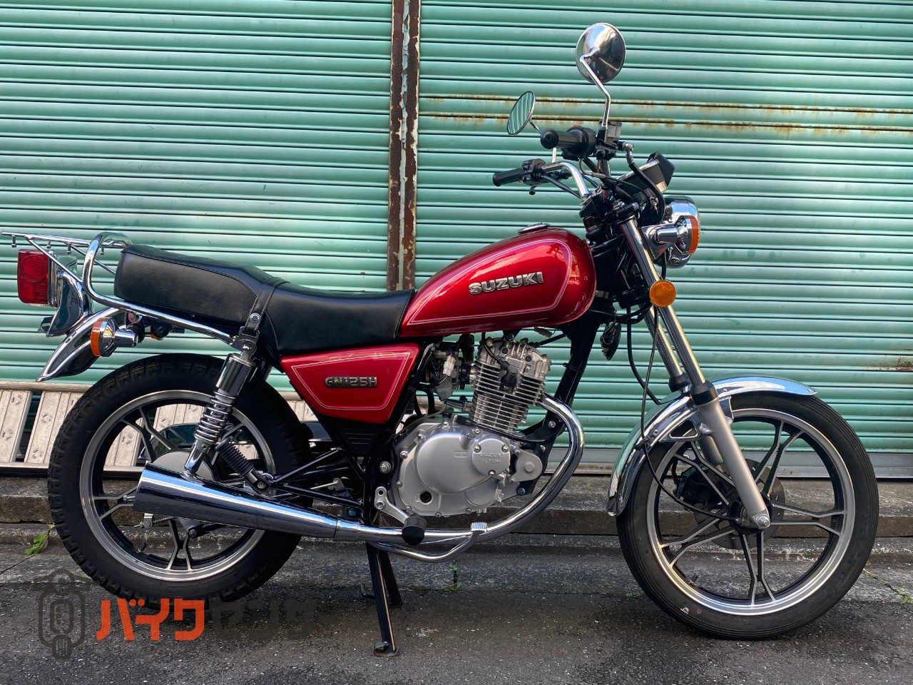 SUZUKI GN125E 人気の赤 GN125H GN125-2F 原付二種 スズキ