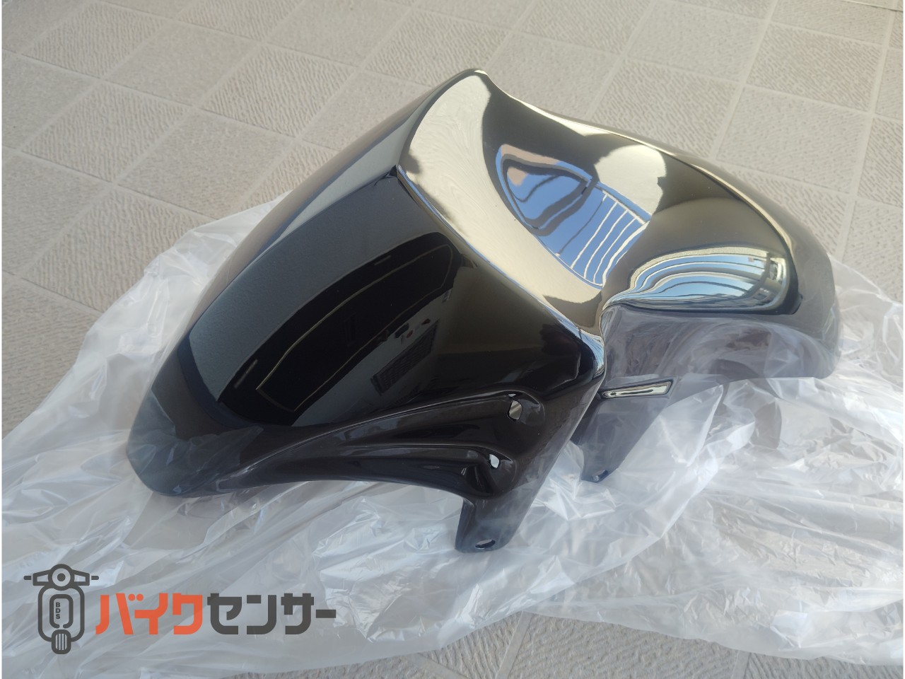 【希少】マジェスティ250C 社外エアロフロントフェンダー　タイヤフェンダー 社外Fフェンダー（黒）マジェスティ250C/マジェスティ250-2