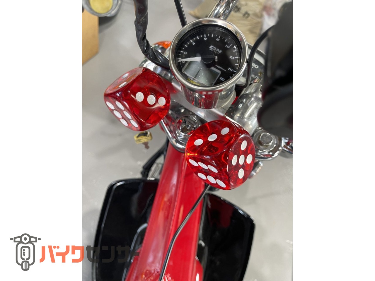 くるくるハンドル メーターステー シャリー ダックス クルクルハンドル