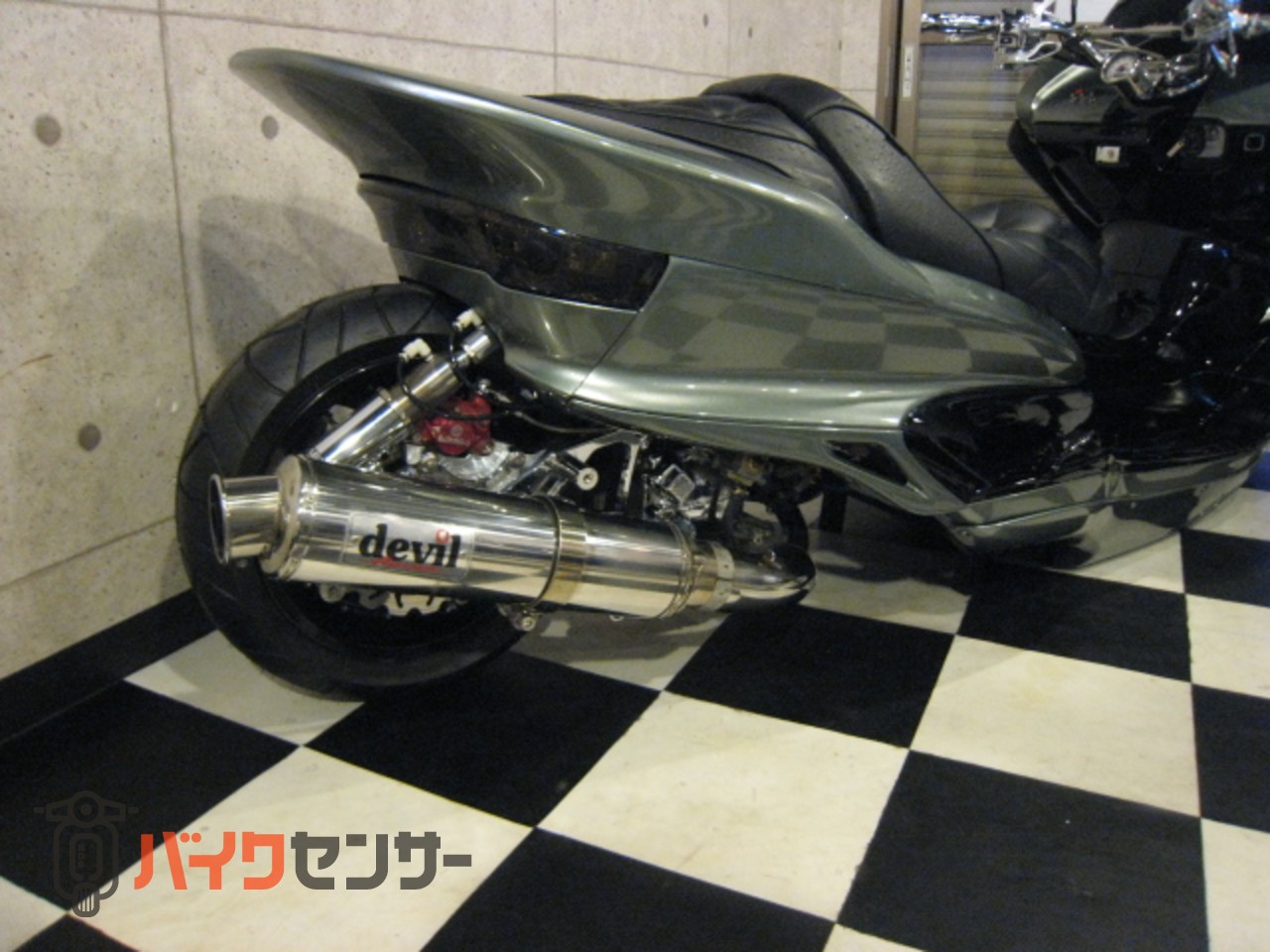 LSリアスポイラー マジェスティC/250（SG03J）用 (ゲル未塗装