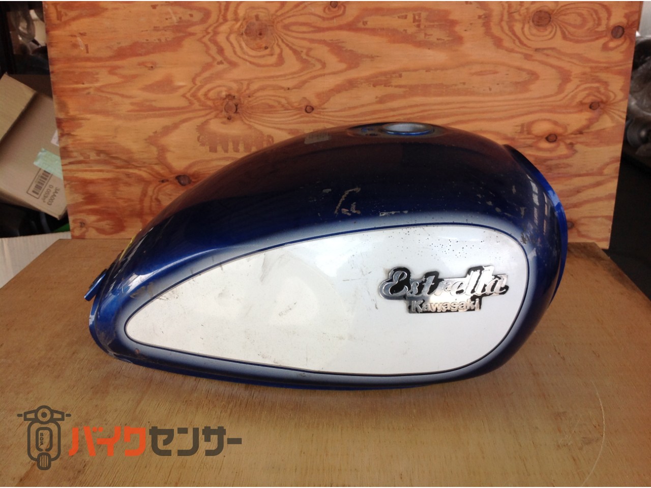 エストレア タンク ブルー P007897| BDSバイクセンサー