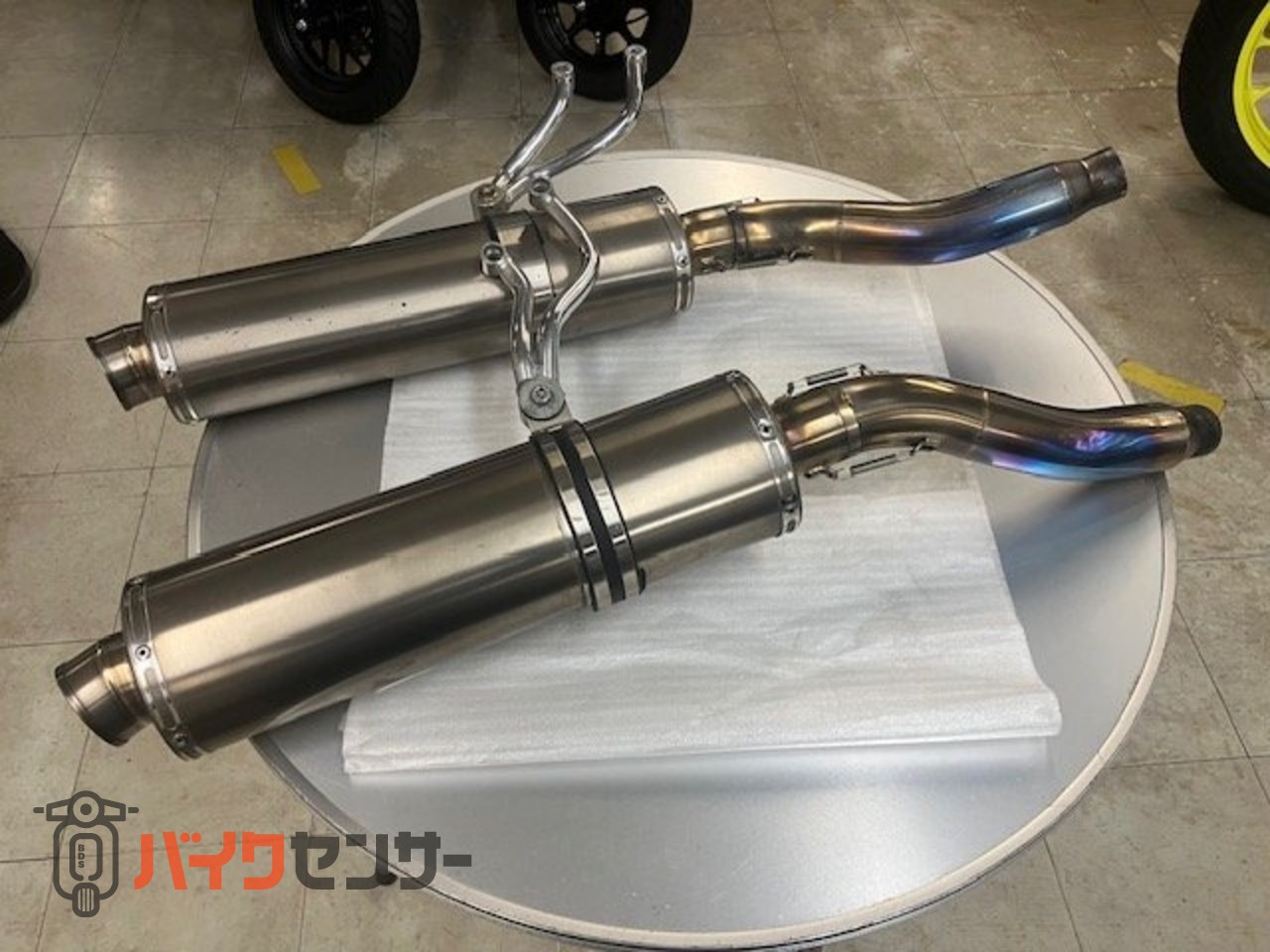 DUCATI900SS ステン/アルミ スリップオン　（パワーハウス製） 95 ライディングハウス スリップオンUPマフラー P008116| BDSバイク