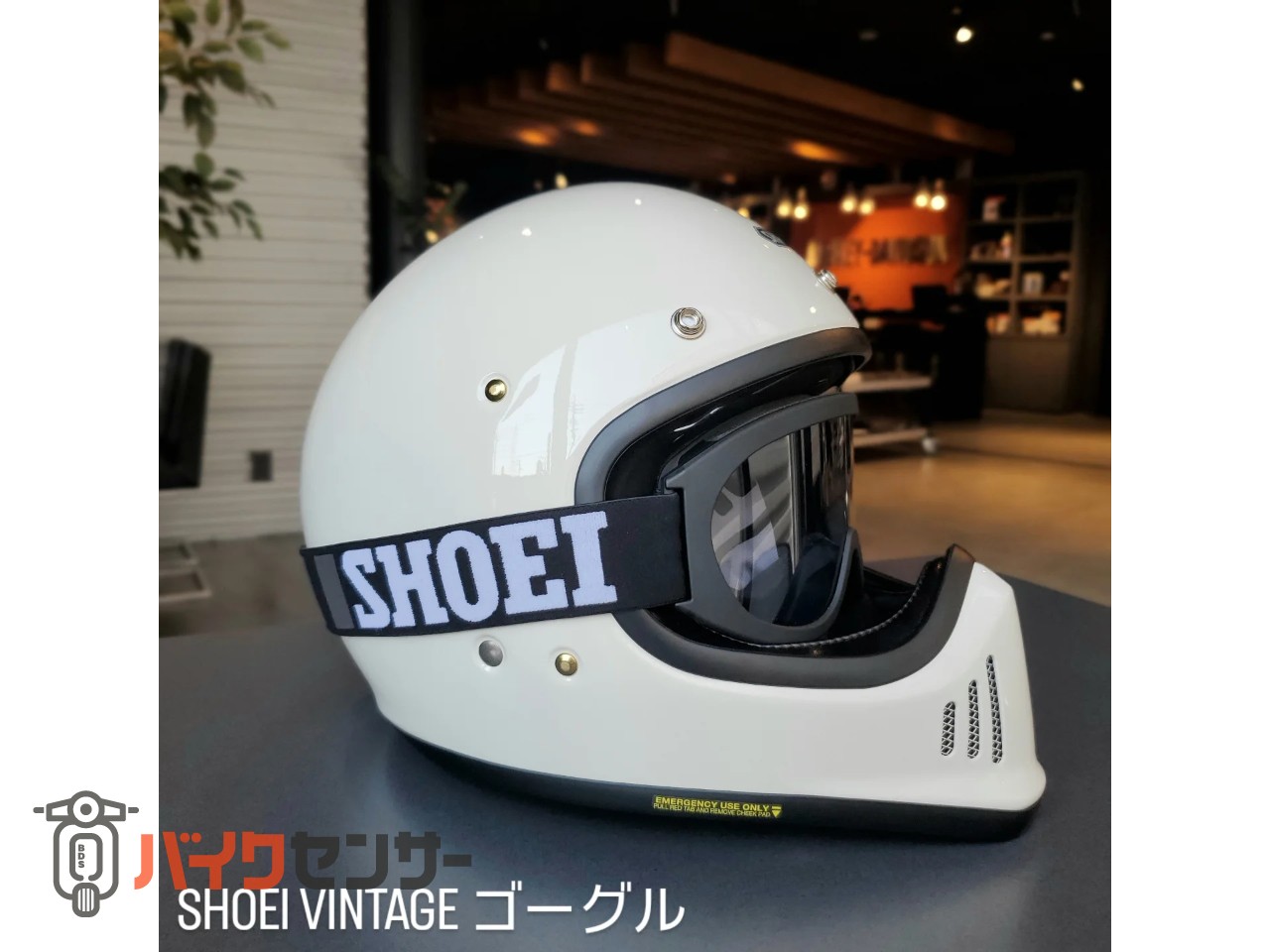 SHOEI VINTAGEゴーグル P008443| BDSバイクセンサー