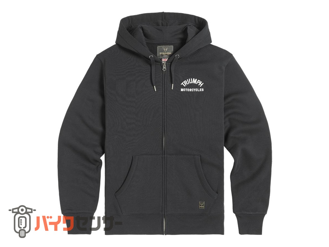 TRIUMPH トライアンフ 純正品 Dolan Full Zip Hoodie black P008805