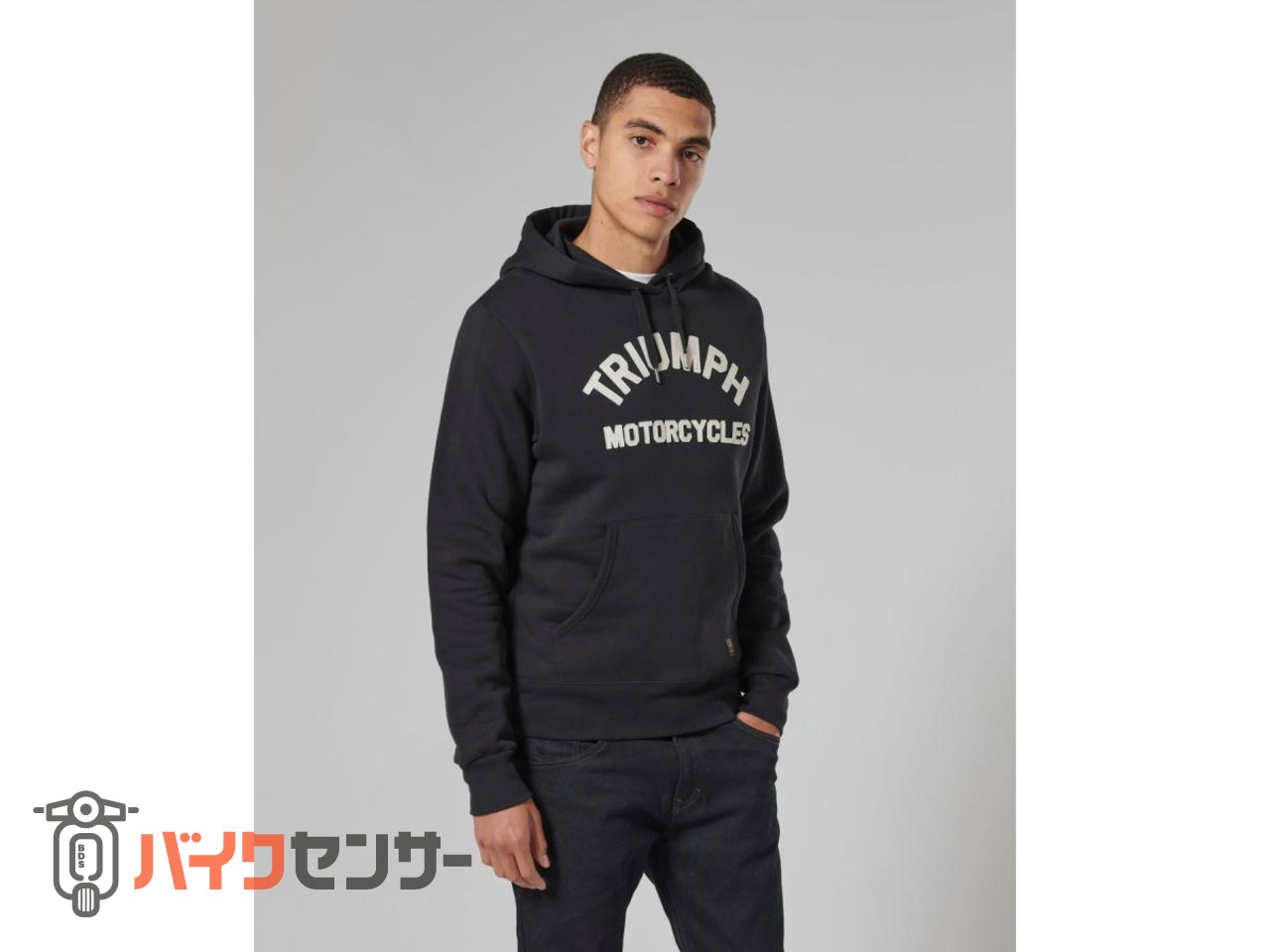 TRIUMPH トライアンフ 純正品 Carrick Pull-On Hoodie Black P008807