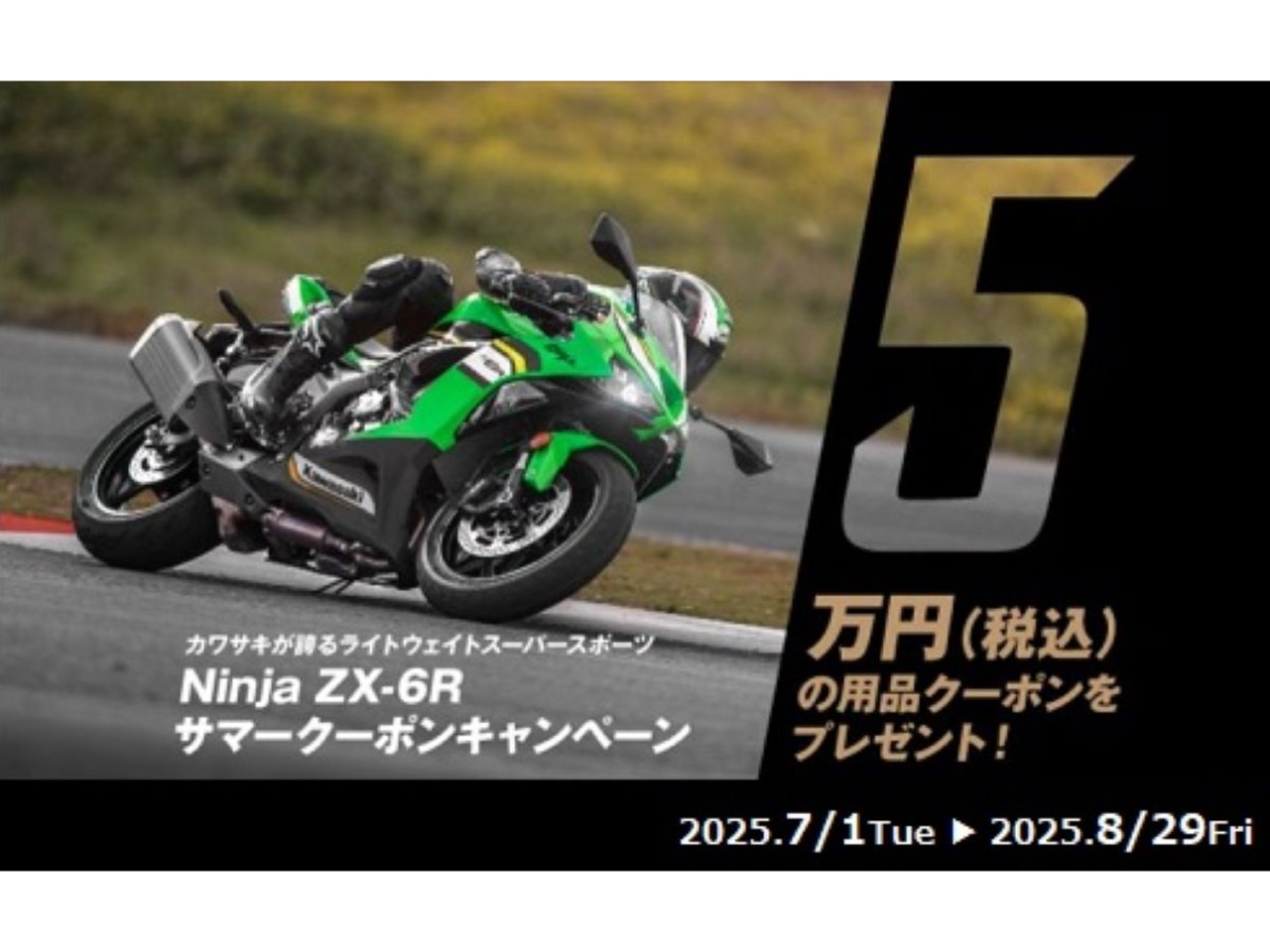 【期間限定値下げ】 Ninja ZX-6R サマークーポンキャンペーン開催！| BDSバイクセンサー