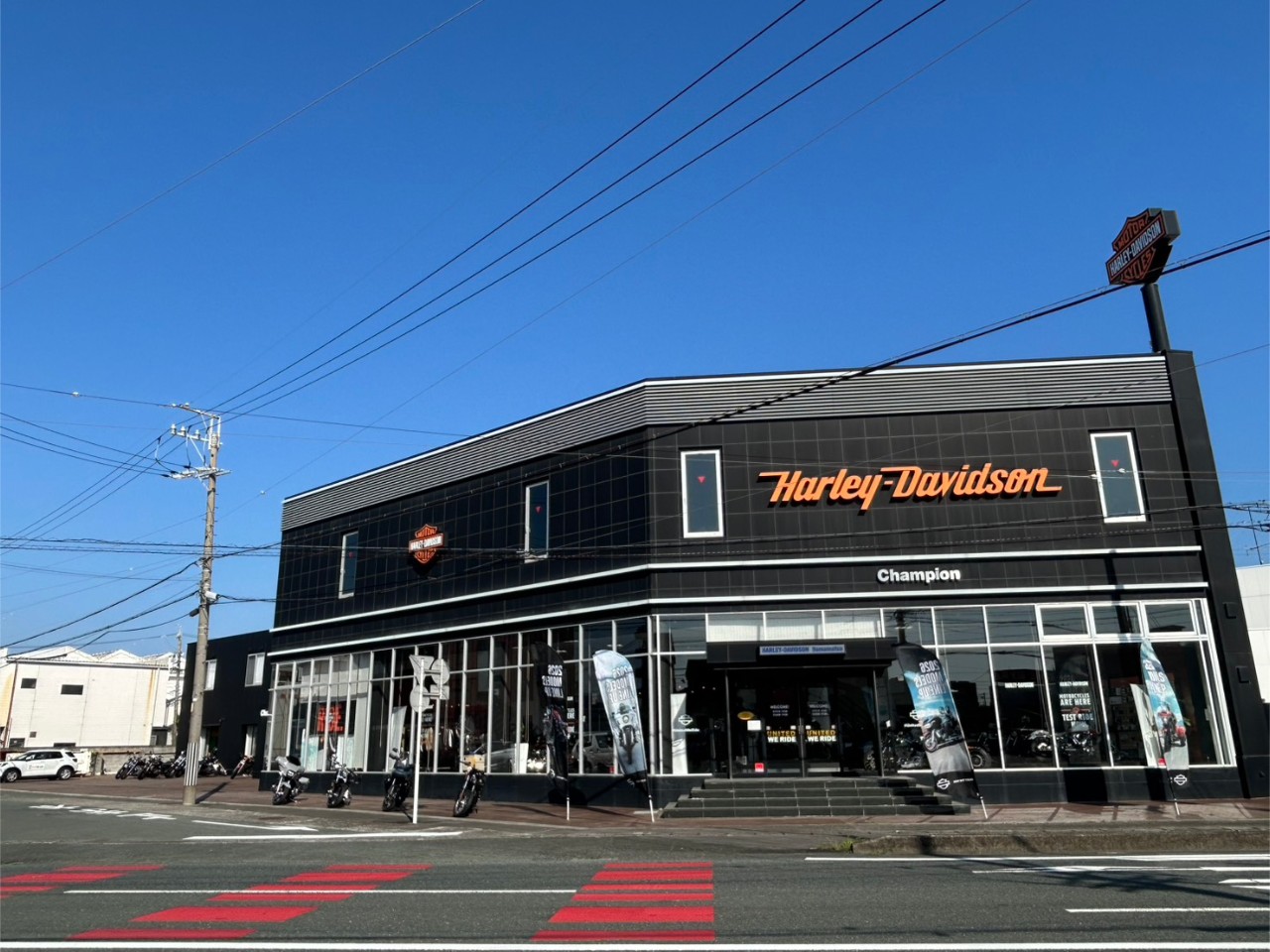 ハーレーダビッドソン浜松の外観