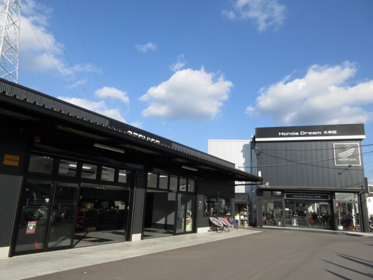 ホンダドリーム大牟田の外観